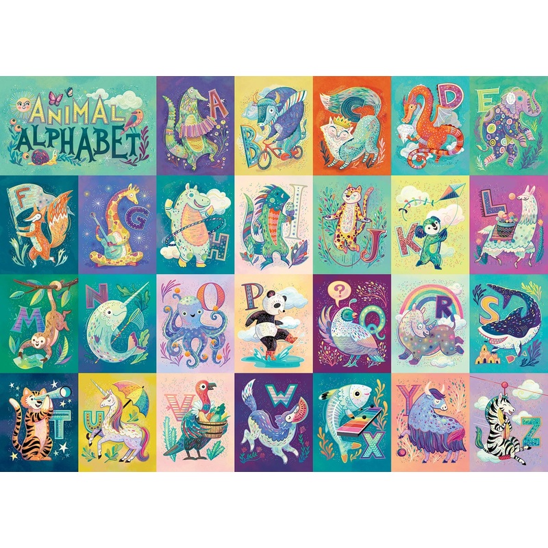 Animal Alphabet (family pieces)