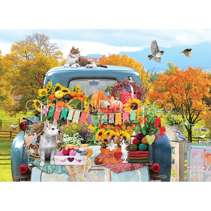 Country Truck in Autumn