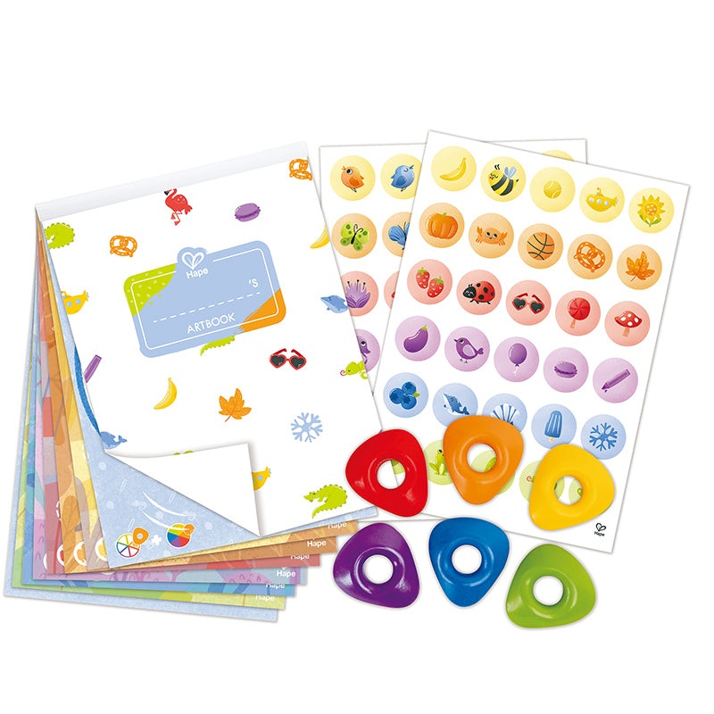 Crayon Colouring Craft Kit (Hape)