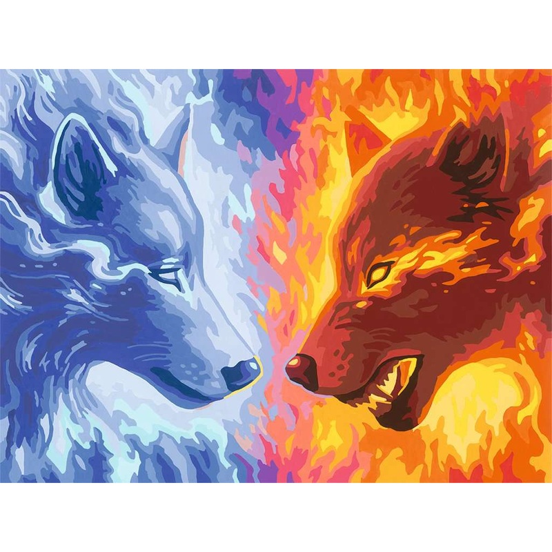 Fire & Ice (CreArt Painting by Number)