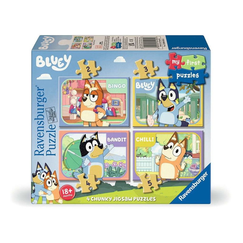 First Bluey in a Box (2 + 3 + 4 +5pc)