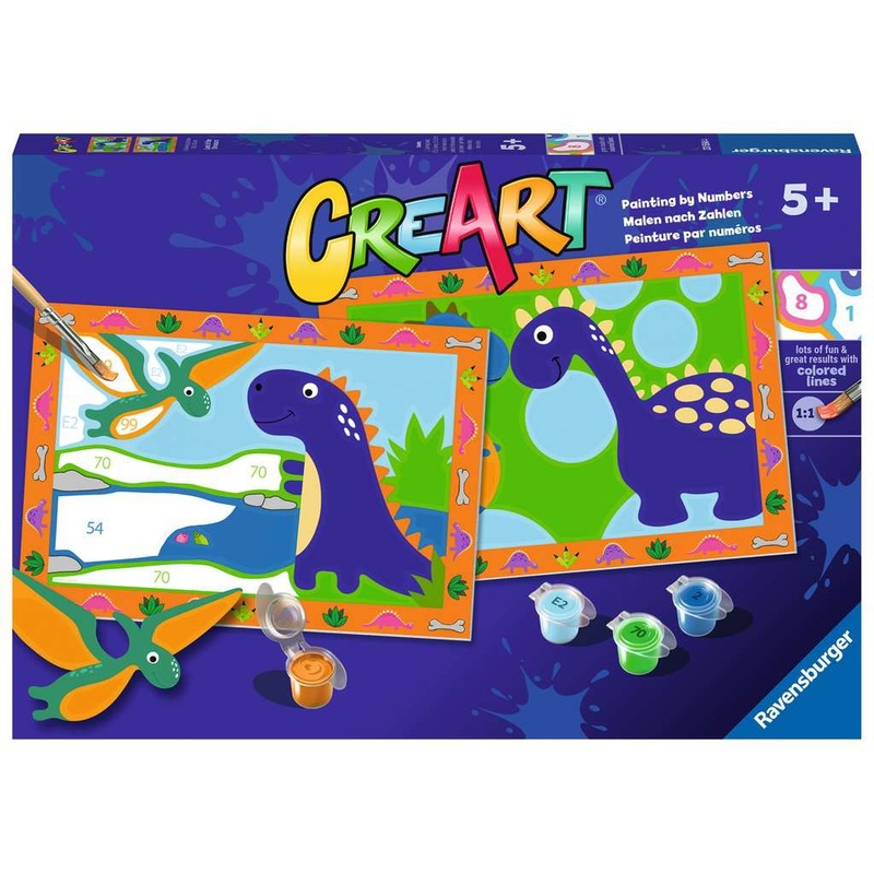 Land of the Dinosaurs (CreArt Painting by Number)