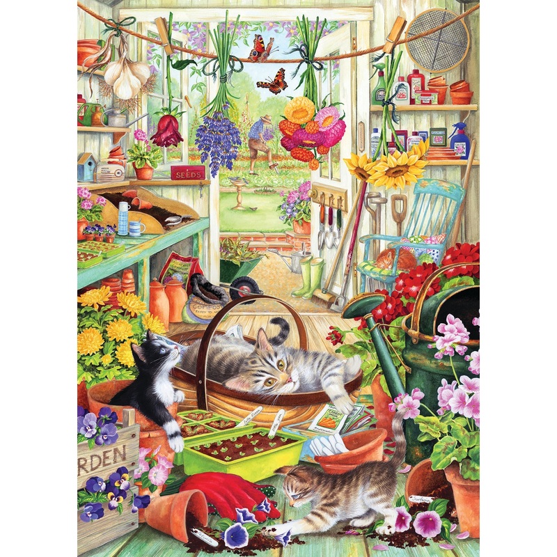 Potting Shed Cats