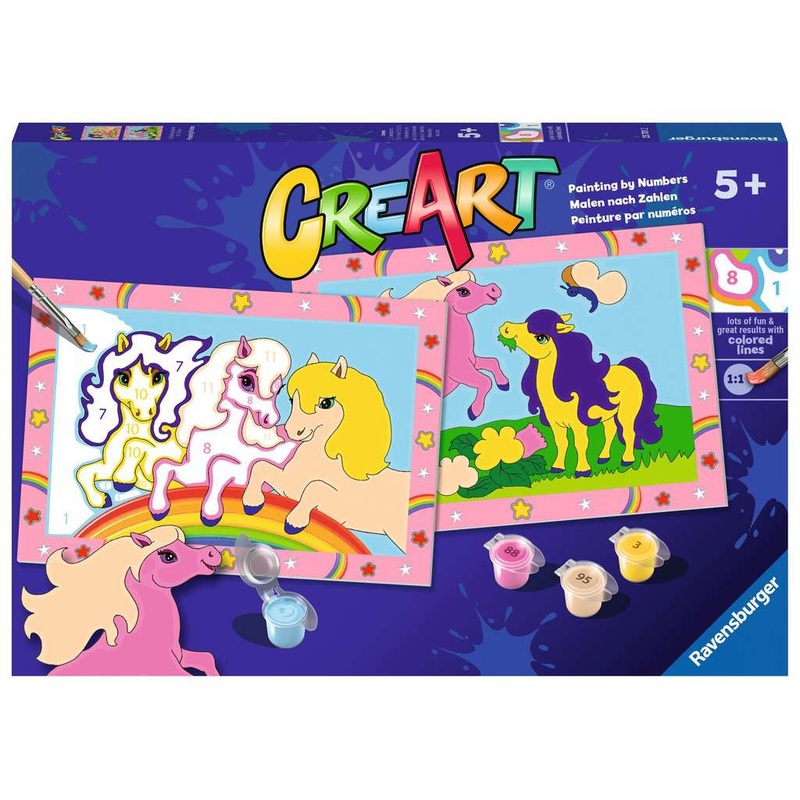 Prancing Ponies (CreArt Painting by Number)