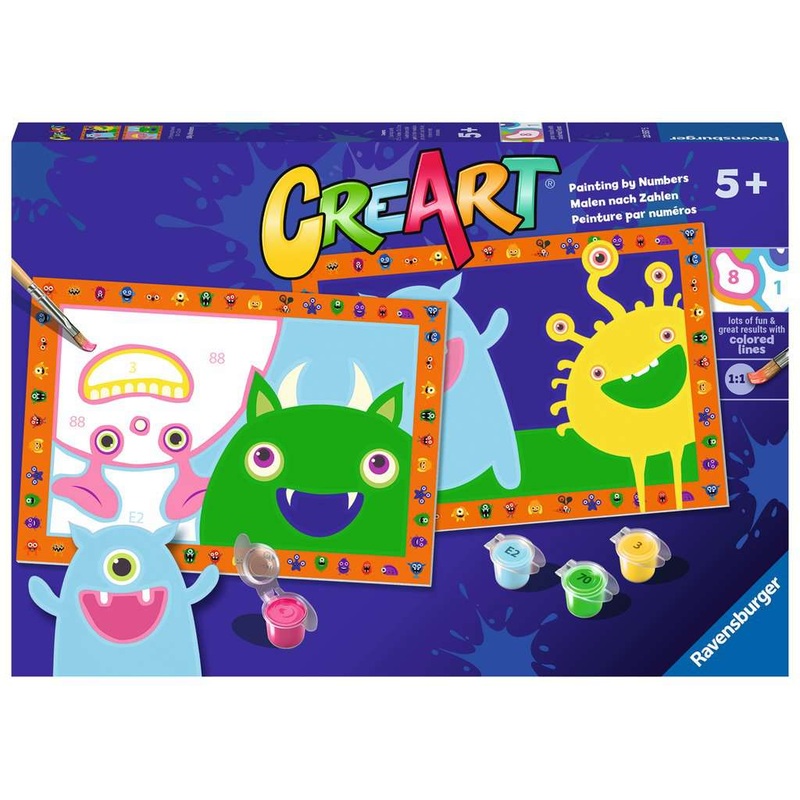 Silly Monsters (CreArt Painting by Number)