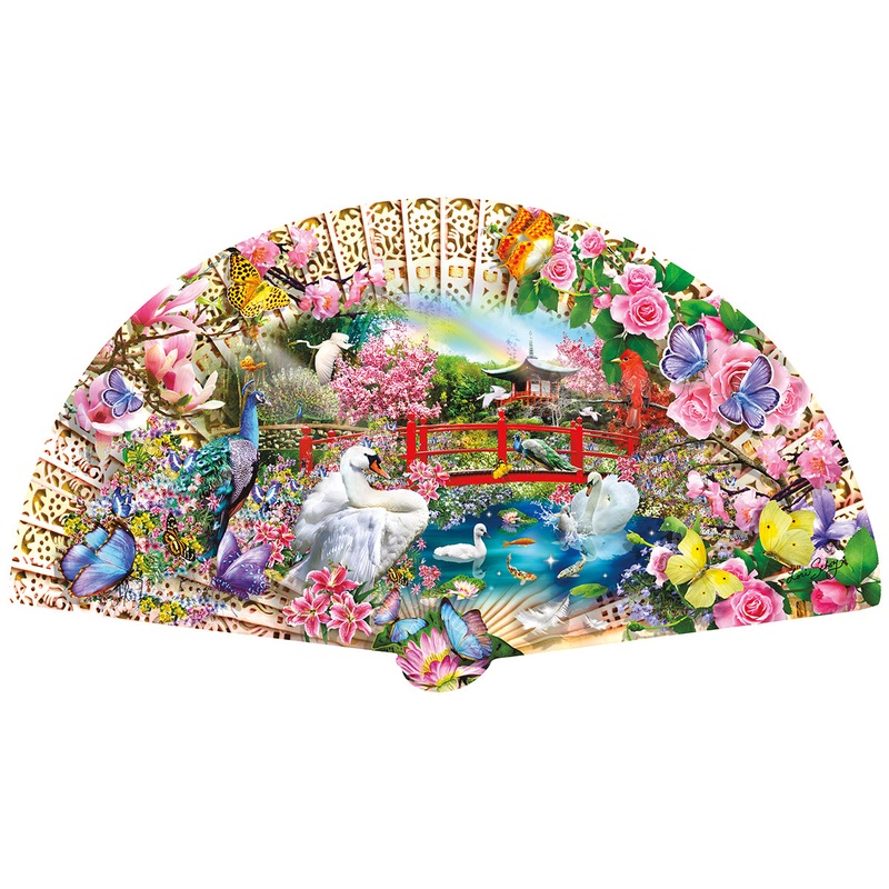 Suns Out 1000 Pc Swan Bridge (shaped)