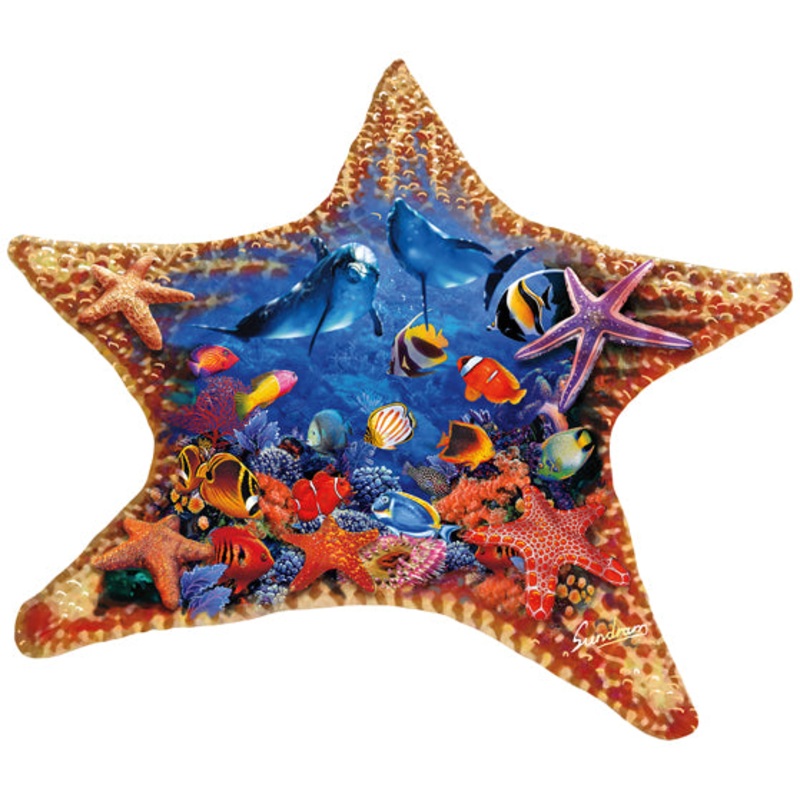 Suns Out 600 Pc Starfish (shaped)
