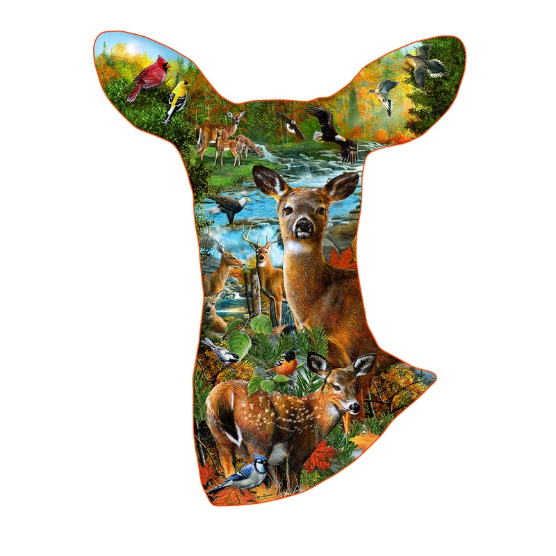 Suns Out 800 Pc Deer Domain (shaped)