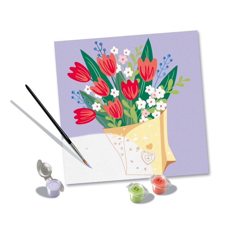 Tulip Bouquet (CreArt Painting by Number)
