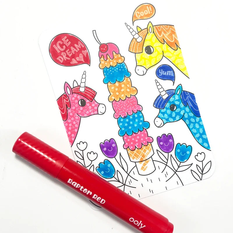 Undercover Art: Hidden Pattern Colouring Activity Art Cards