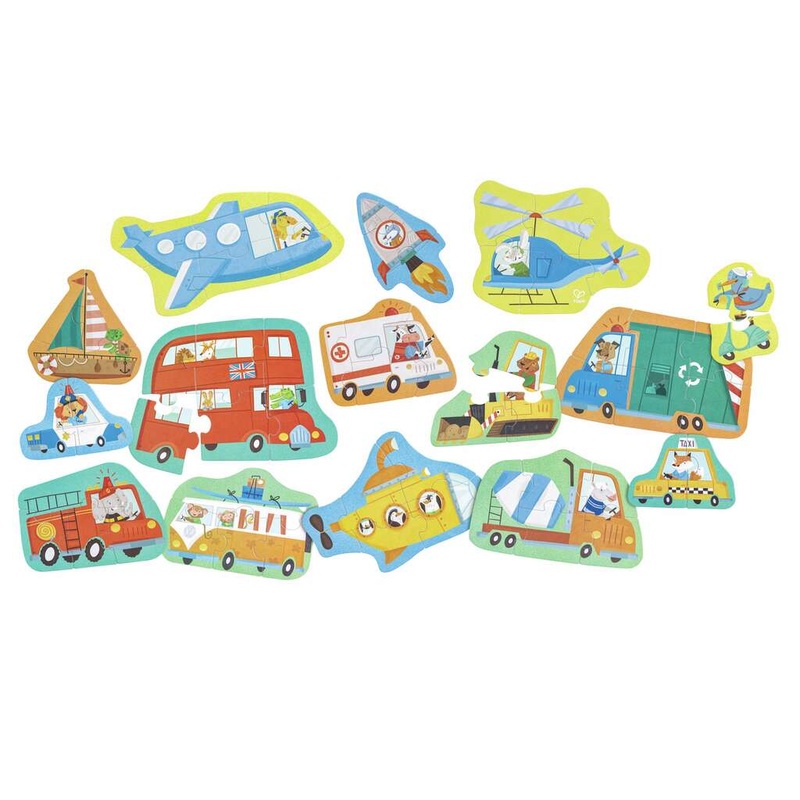 Wheels & Wonders Puzzle (Hape)