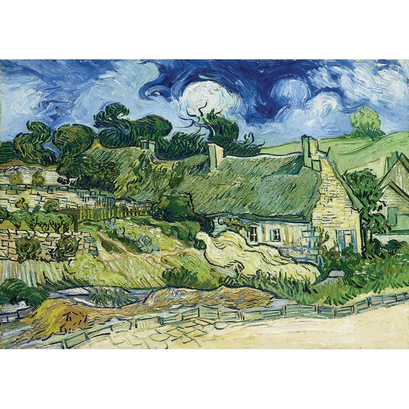 Van Gogh: Thatched Cottages at Cordeville