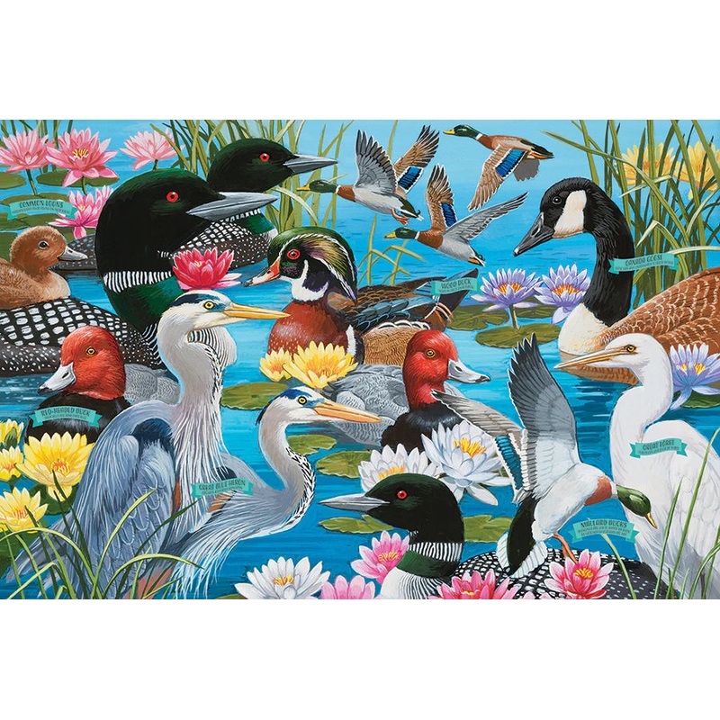 Water Birds (floor puzzle)