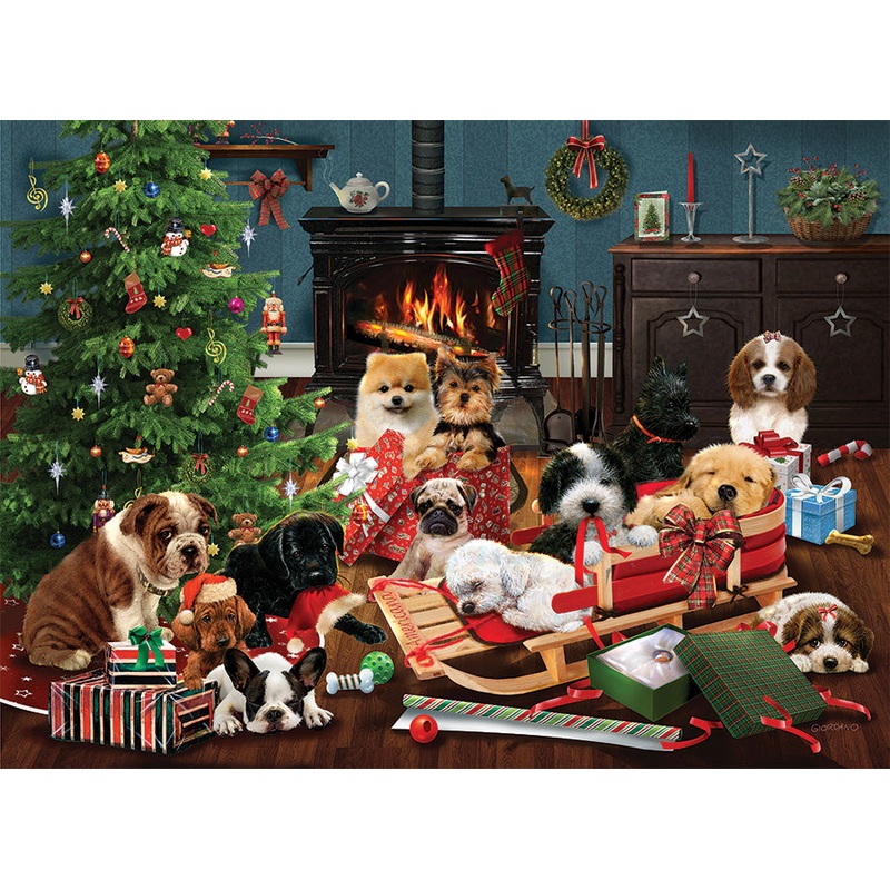 Christmas Puppies (1000pc)