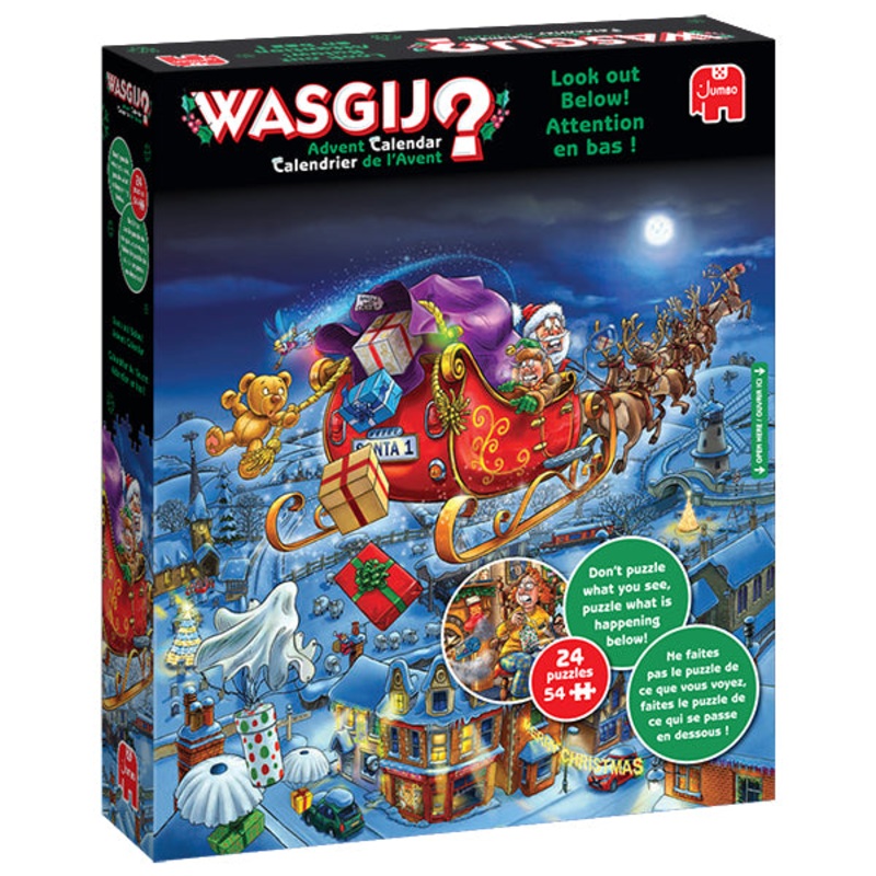 Wasgij Advent Calendar - 24 x 54 piece puzzles (Jumbo)