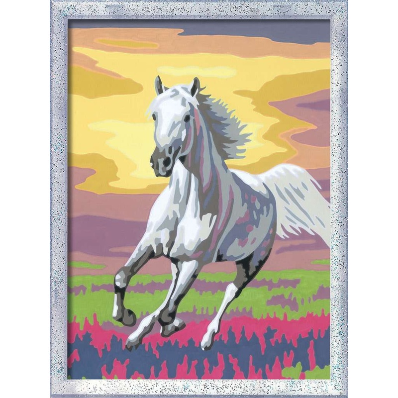 Horse at Sunset (CreArt Painting by Number)