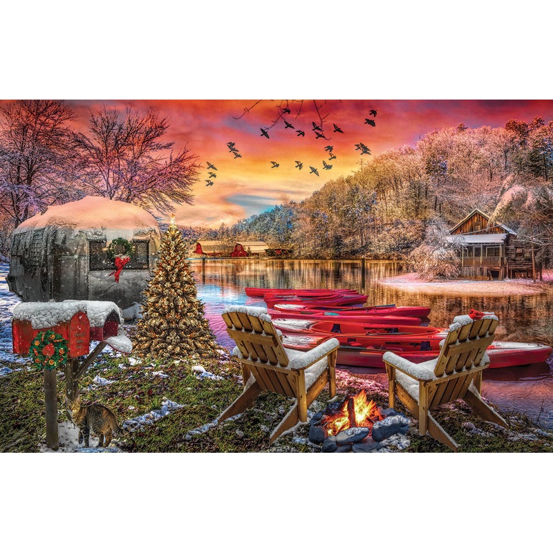 Suns Out 1000 Pc Christmas Eve Camping