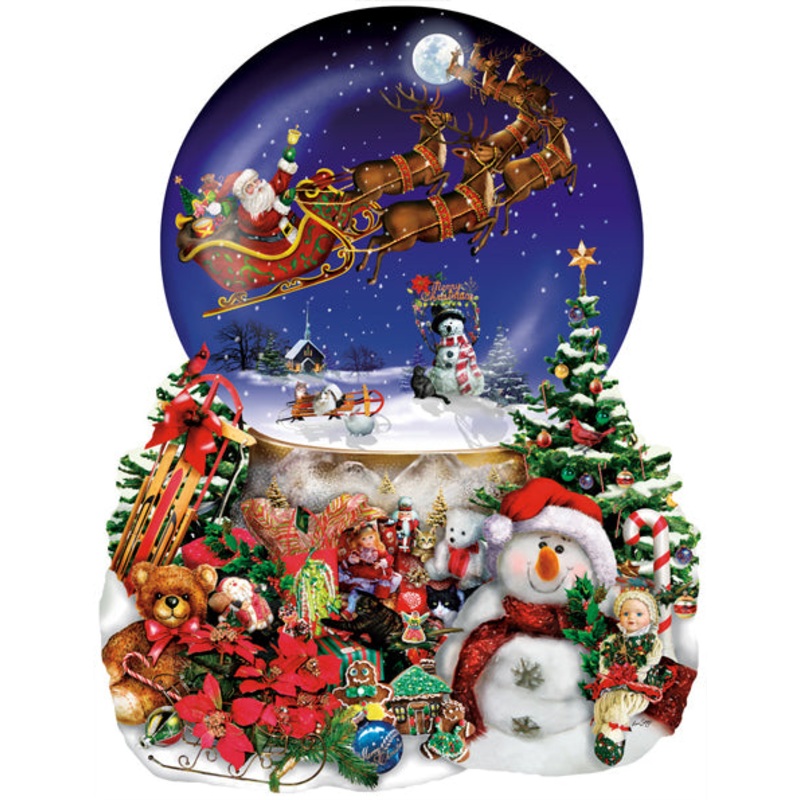 Suns Out 1000 Pc Santa's Snowy Ride