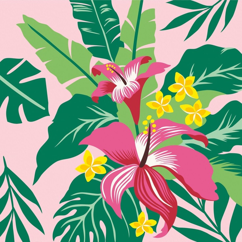 Tropical Plants (CreArt Painting by Number)