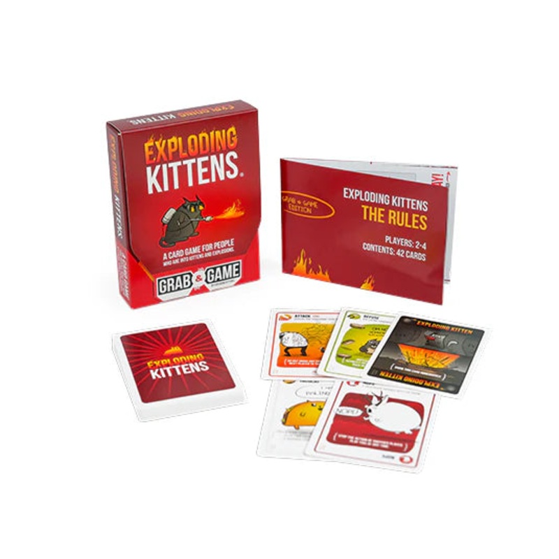 Exploding Kittens Original: Grab & Game Edition
