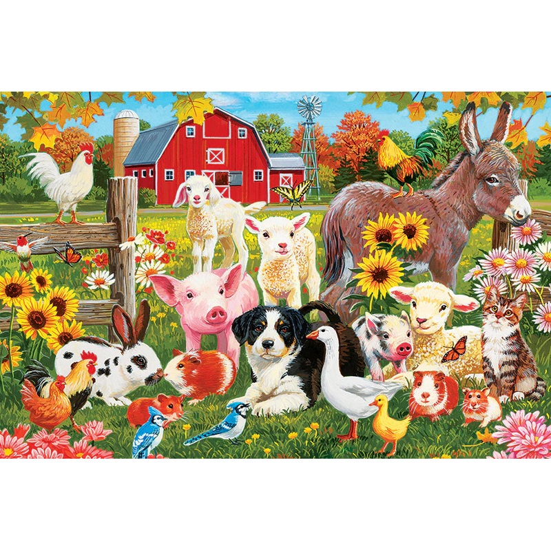 Farmyard Greetings (floor puzzle)