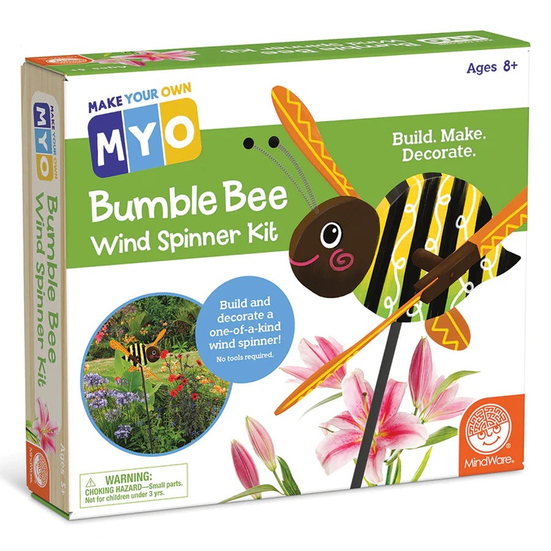 Make Your Own Wind Spinner Kit: Bumble Bee