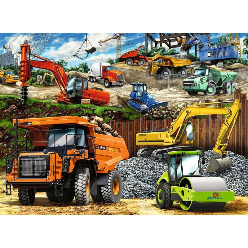 Construction Vehicles (100pc XXL)