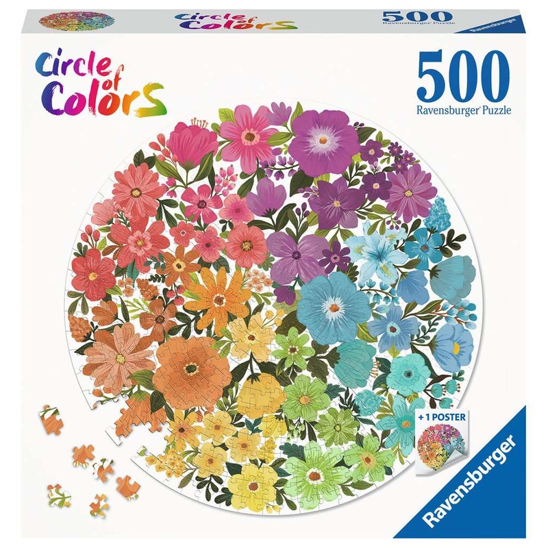 Flowers (Circles of Colour, 500 piece)