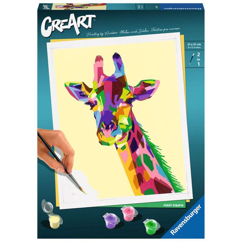 Funky Giraffe (CreArt Painting by Number)