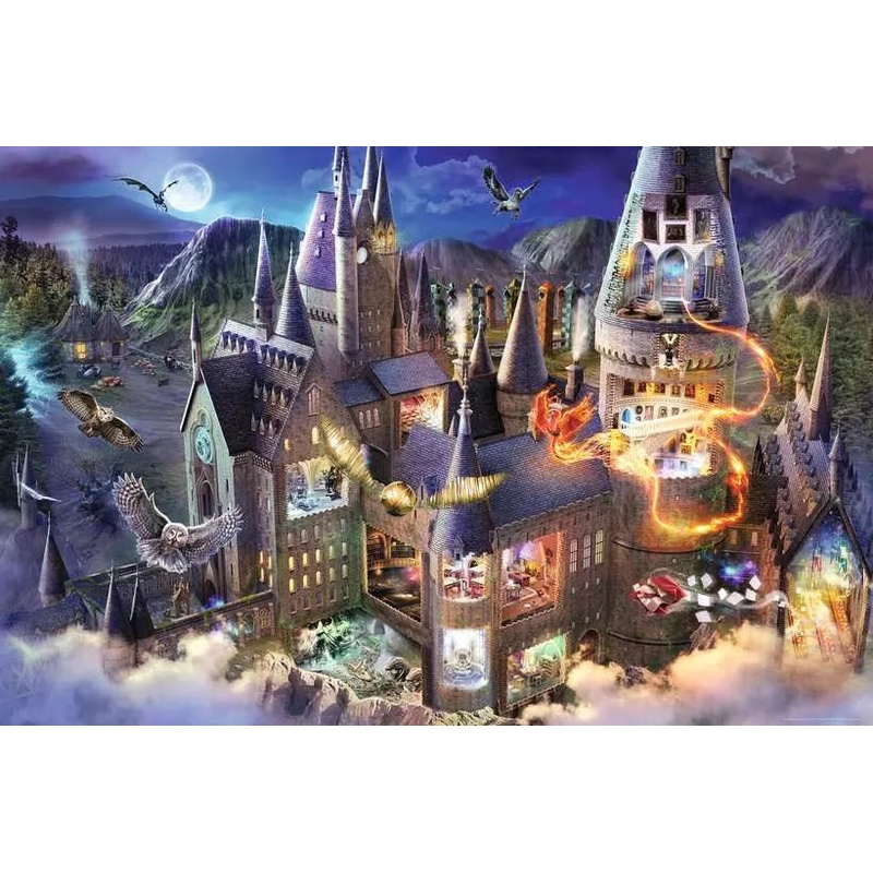 Hogwarts Castle Cutaway (3000pc)