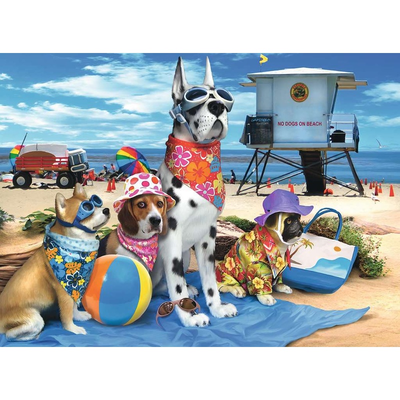 No Dogs on the Beach (100pc XXL)