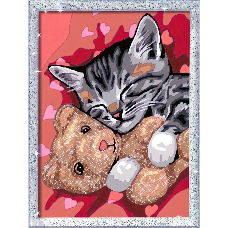 Peaceful Kitten (CreArt Painting by Number)