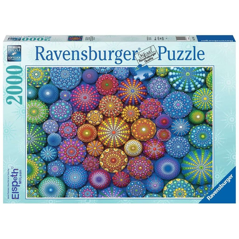 Radiating Rainbow Mandalas (2000 piece)