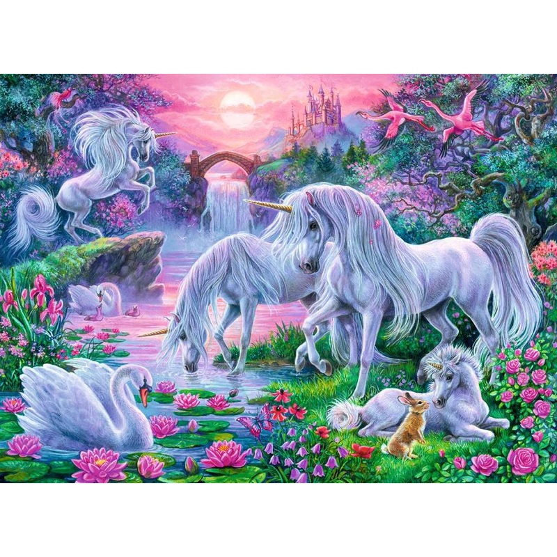 Unicorns in the Sunset Glow (150pc XXL)