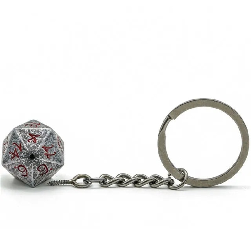Aged Dragon TTRPG/DND D20 Key Ring