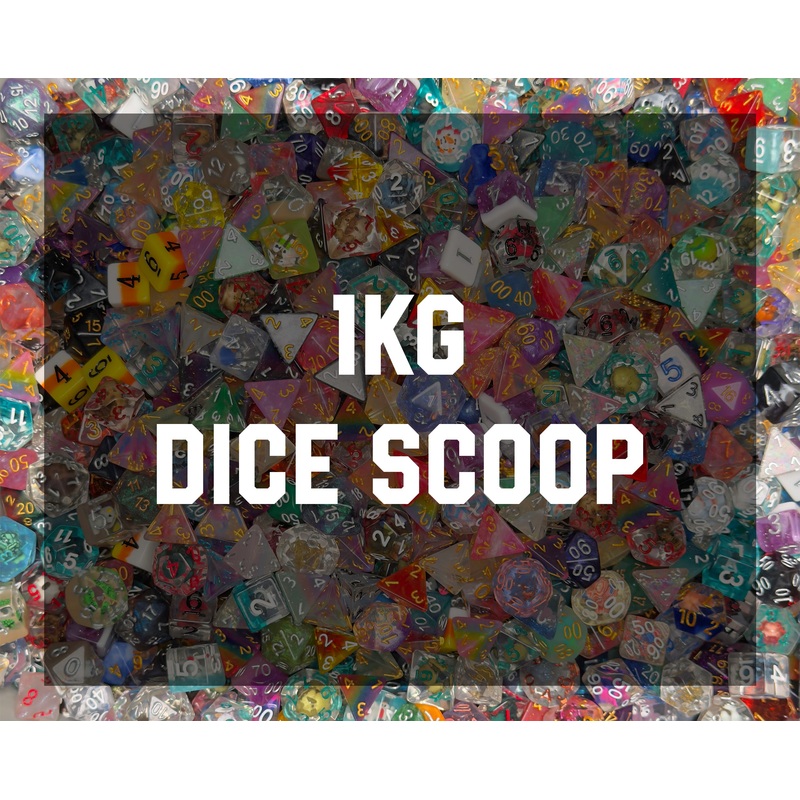 Bulk Dice Scoop Bag 100G - 1KG