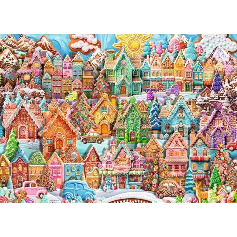 Christmas Cookie Village