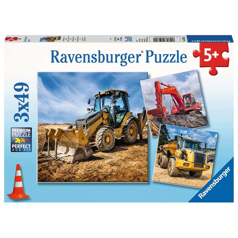 Digger at Work! (3x49pc)