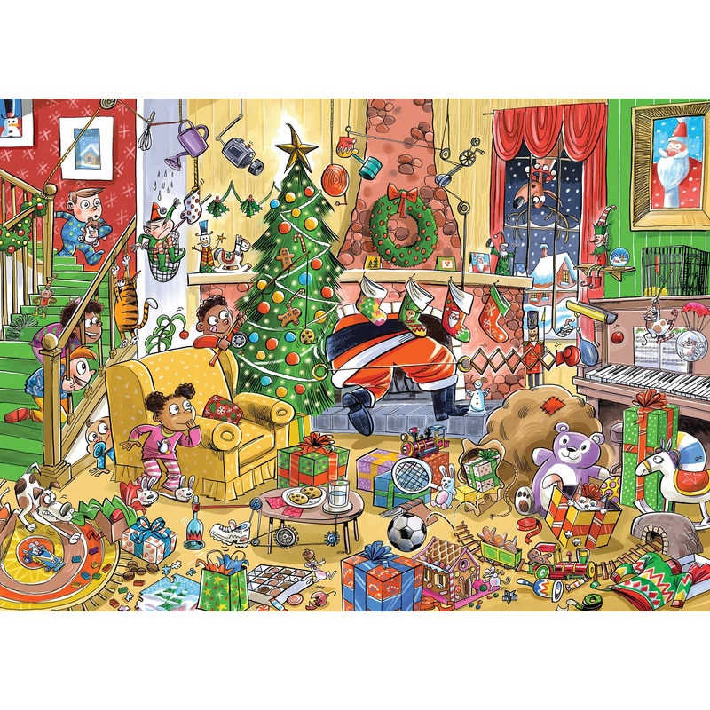 DoodleTown: Catching Santa (family pieces)
