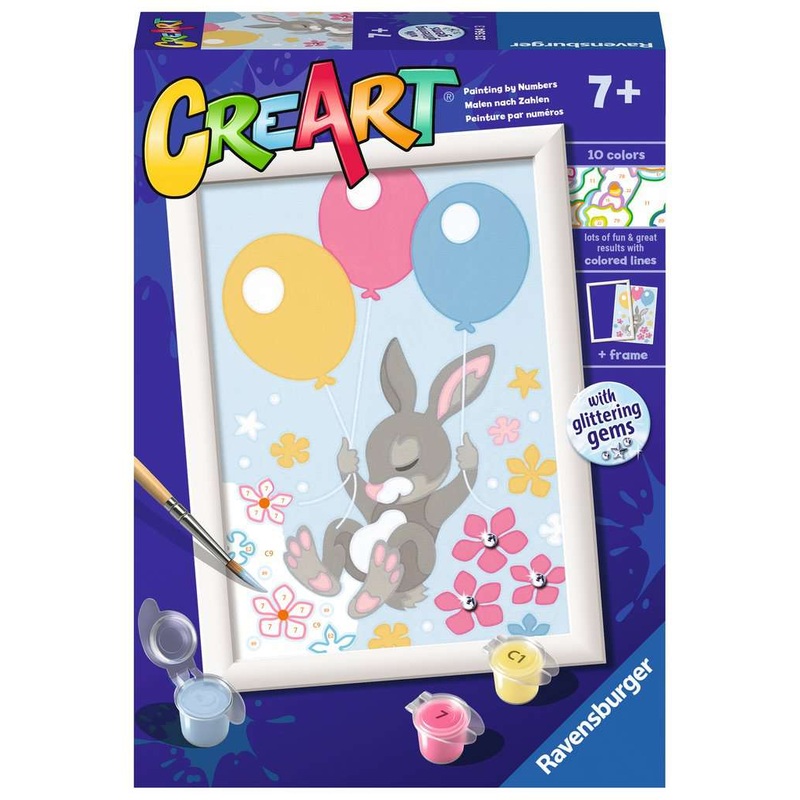 Flying Bunny (CreArt Painting by Number)