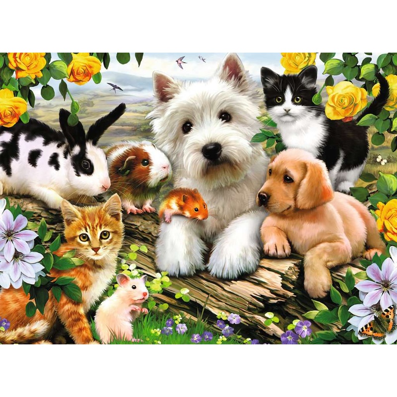 Happy Animal Buddies (300pc XXL)