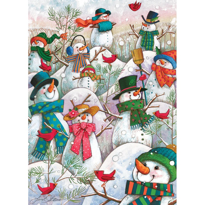 Hill of a Lot of Snowmen