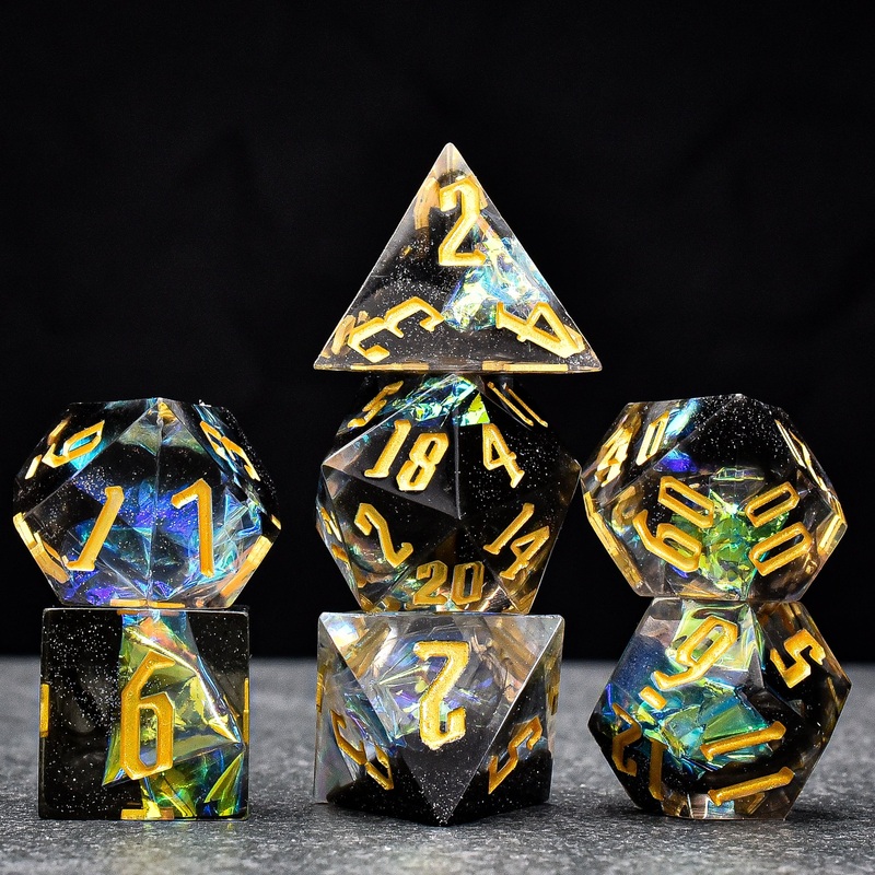Mirrors Edge Sharp Edge DND/TTRPG Dice set