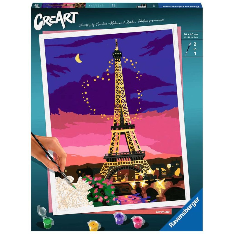 Paris - City of Love (CreArt Painting by Number)