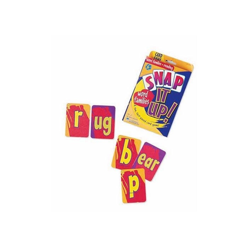 Snap It Up! Phonics & Reading Card Game (Word Families)
