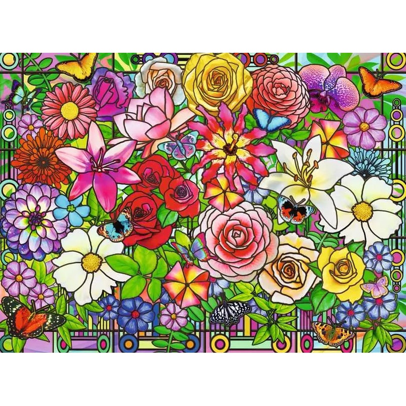 Tiffany Flowers (100 piece XL)