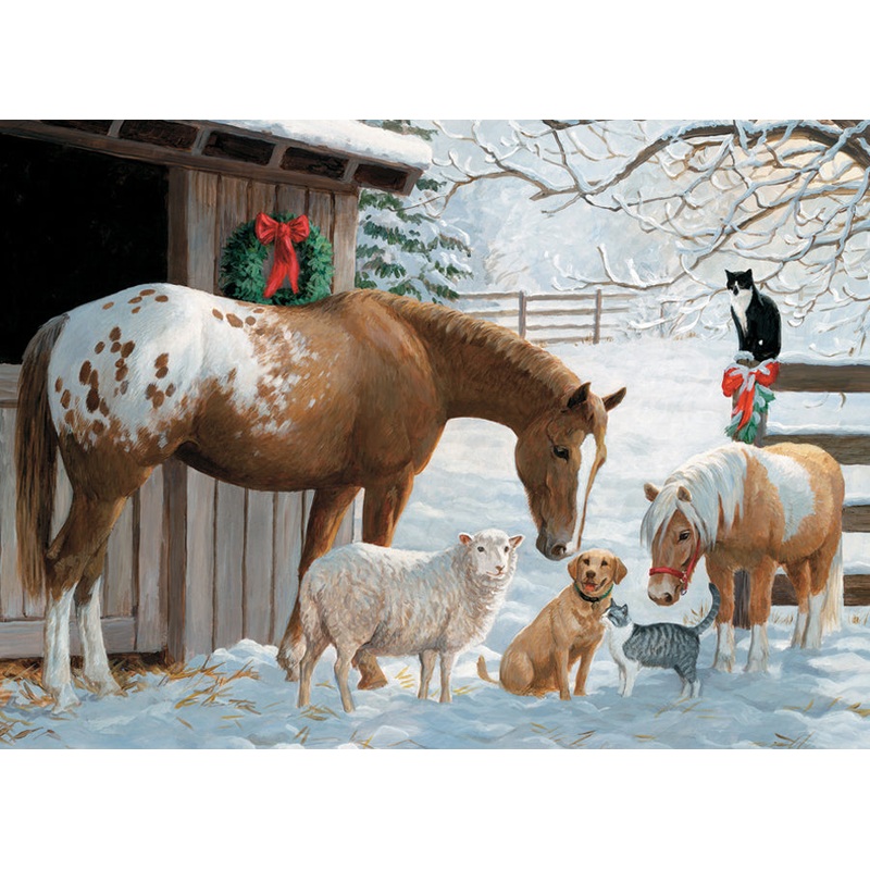 Winter Barnyard